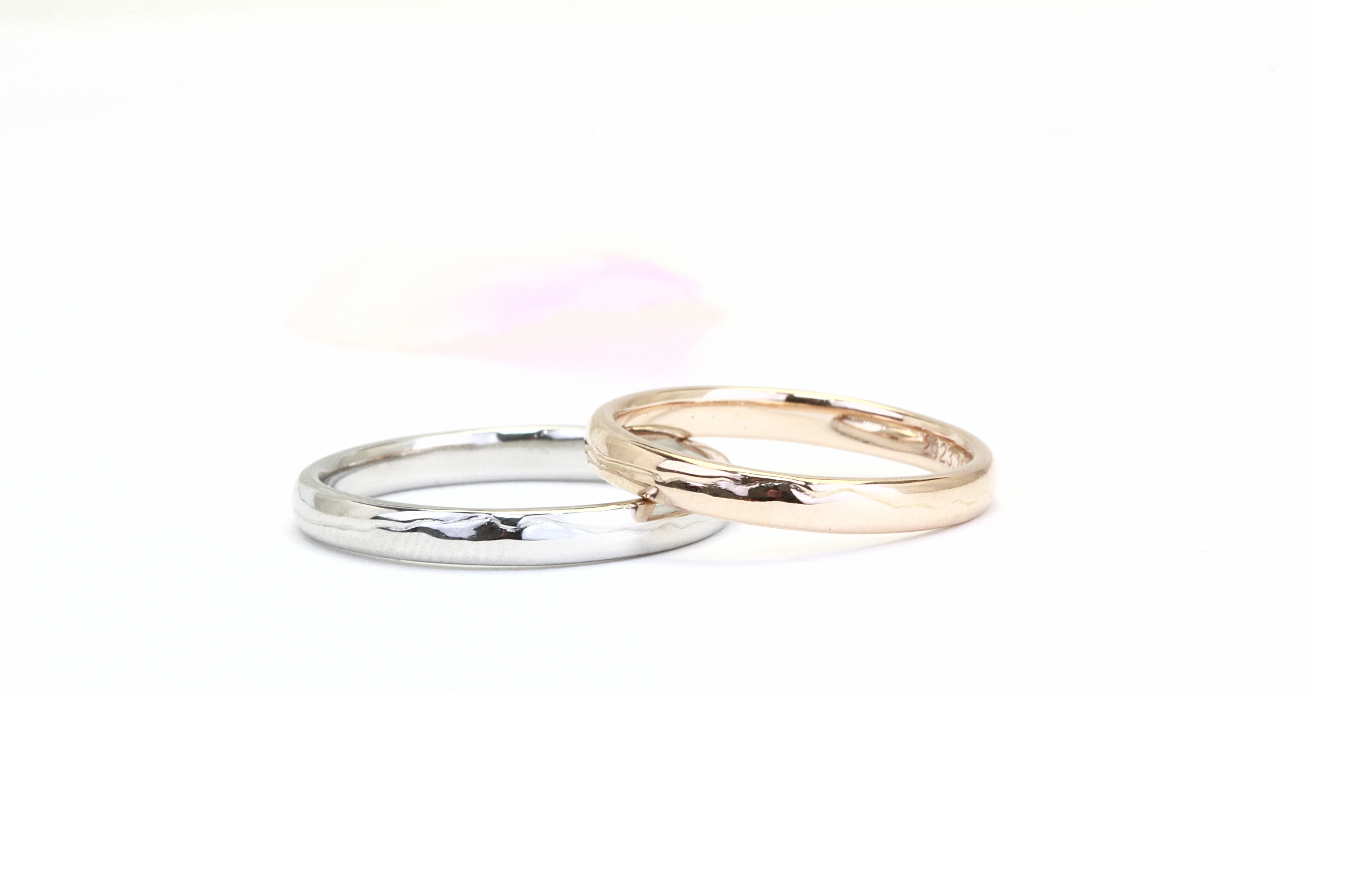 筑波山デザインの結婚指輪オーダー